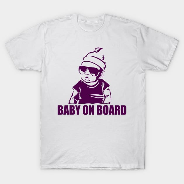 Baby On Board T-Shirt by MommyTee